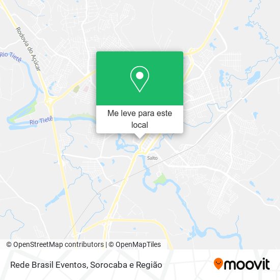 Rede Brasil Eventos mapa