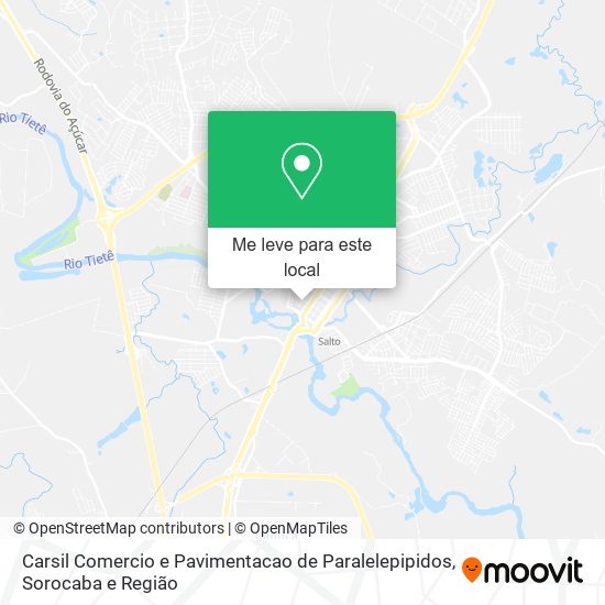 Carsil Comercio e Pavimentacao de Paralelepipidos mapa