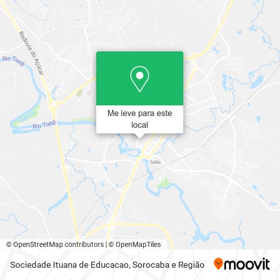 Sociedade Ituana de Educacao mapa