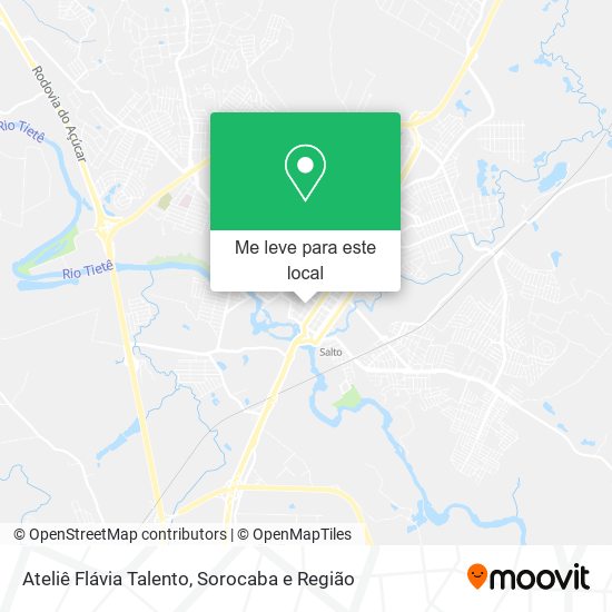 Ateliê Flávia Talento mapa