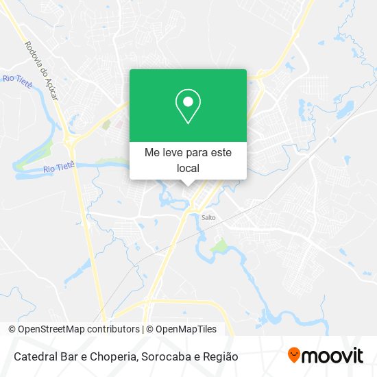 Catedral Bar e Choperia mapa