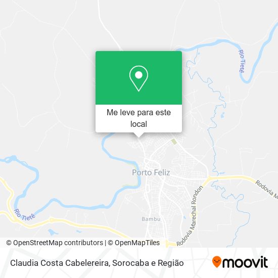 Claudia Costa Cabelereira mapa