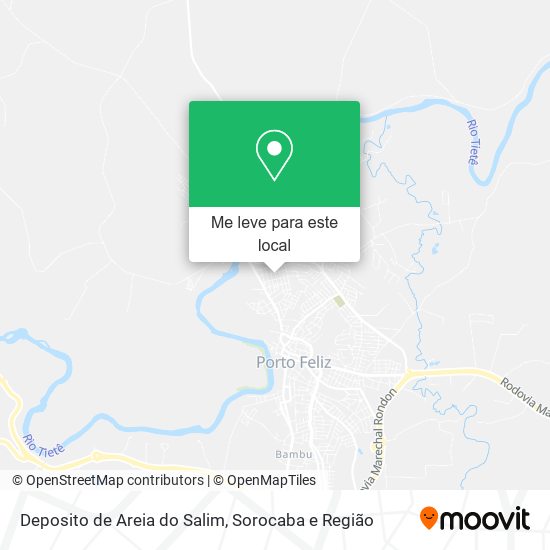 Deposito de Areia do Salim mapa