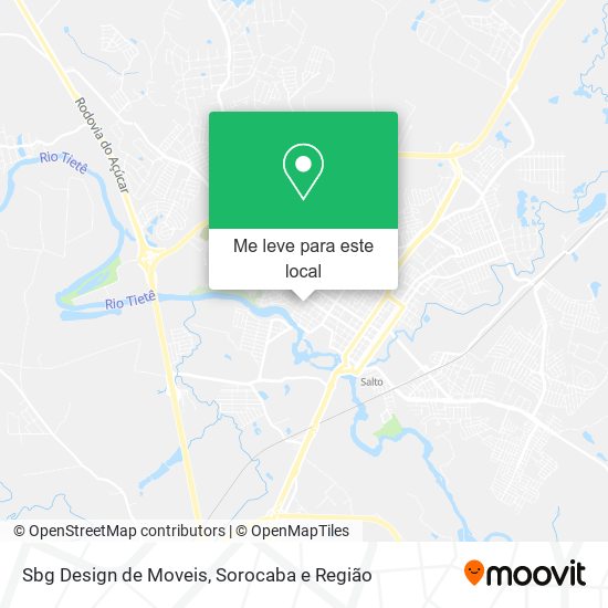 Sbg Design de Moveis mapa