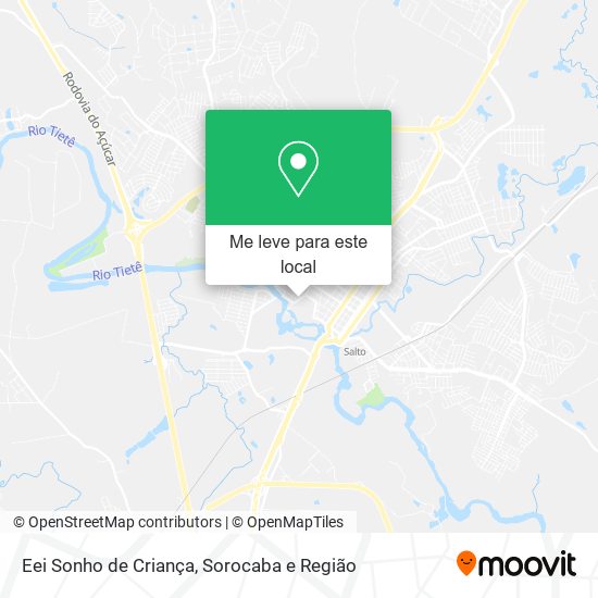 Eei Sonho de Criança mapa