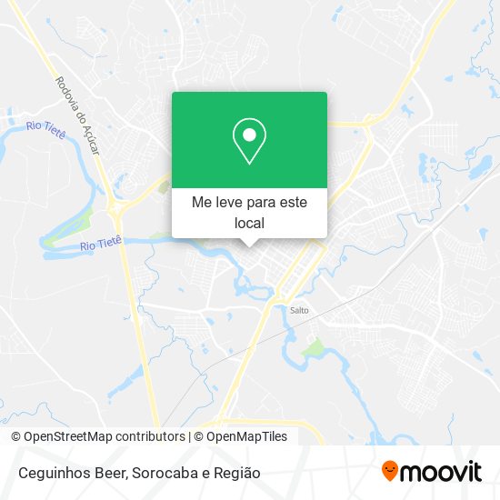 Ceguinhos Beer mapa
