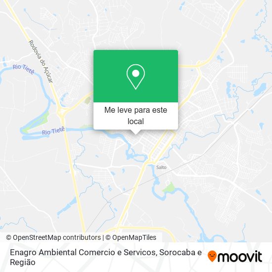 Enagro Ambiental Comercio e Servicos mapa