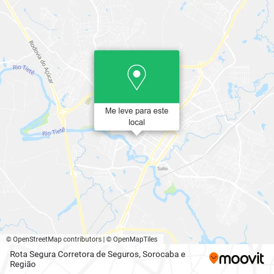 Rota Segura Corretora de Seguros mapa