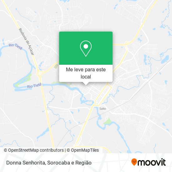 Donna Senhorita mapa