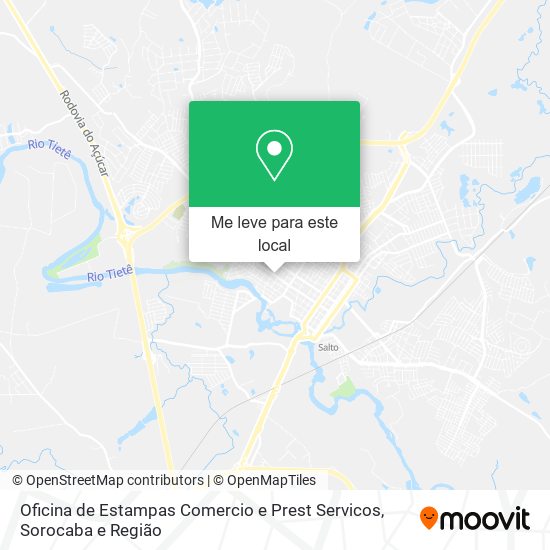 Oficina de Estampas Comercio e Prest Servicos mapa