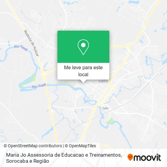 Maria Jo Assessoria de Educacao e Treinamentos mapa