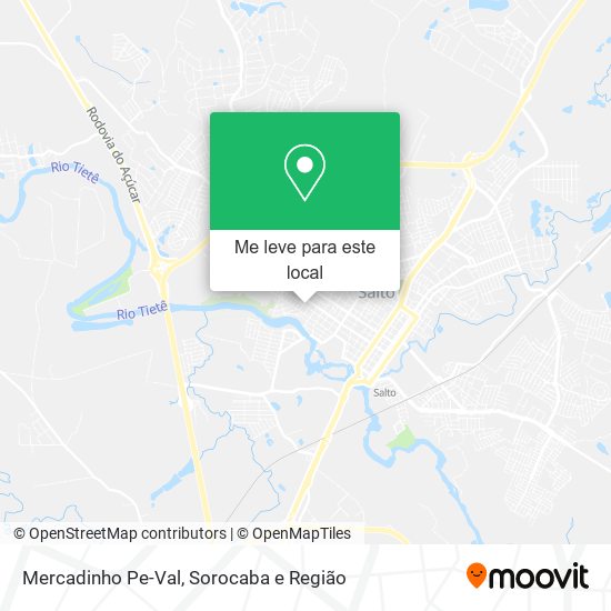 Mercadinho Pe-Val mapa