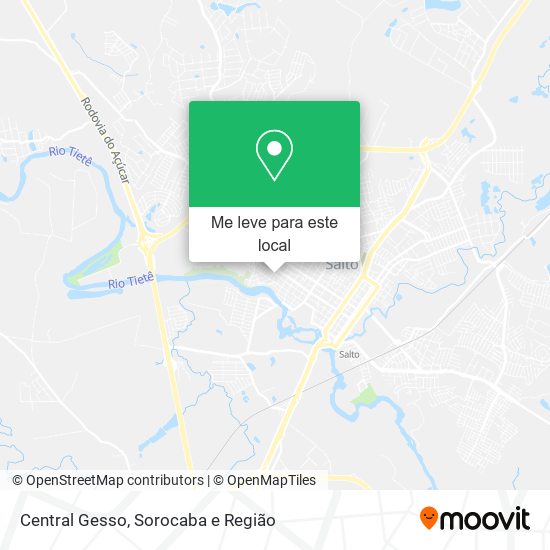 Central Gesso mapa