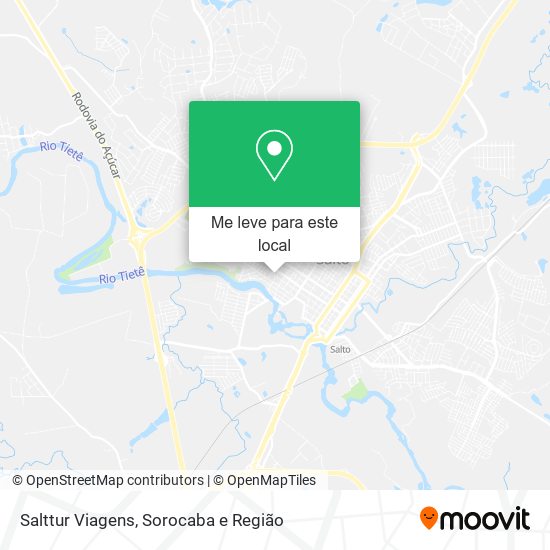 Salttur Viagens mapa