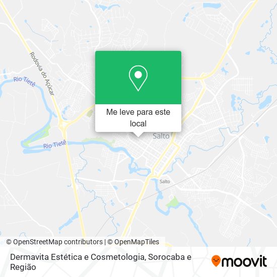 Dermavita Estética e Cosmetologia mapa