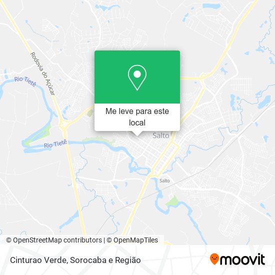 Cinturao Verde mapa