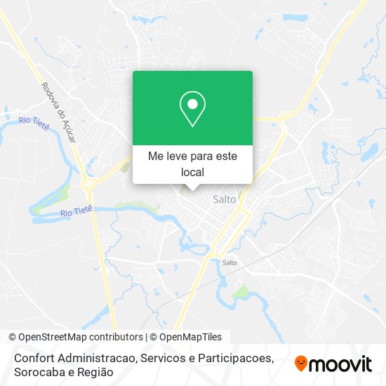 Confort Administracao, Servicos e Participacoes mapa