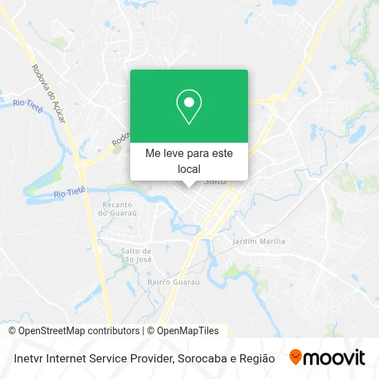 Inetvr Internet Service Provider mapa