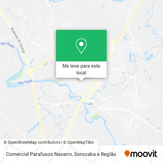 Comercial Parafusos Navarro mapa