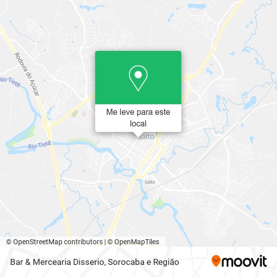 Bar & Mercearia Disserio mapa