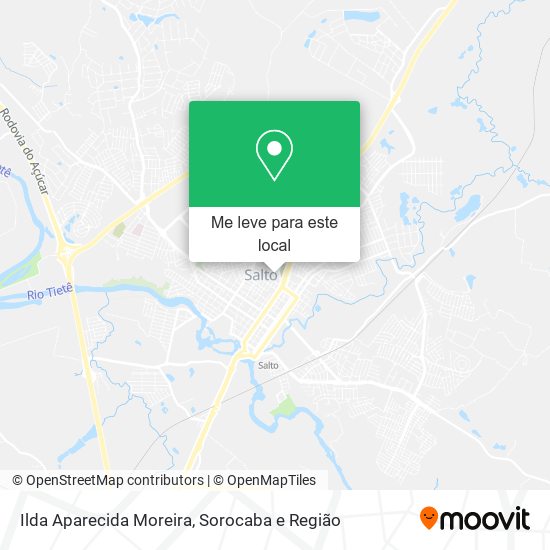Ilda Aparecida Moreira mapa
