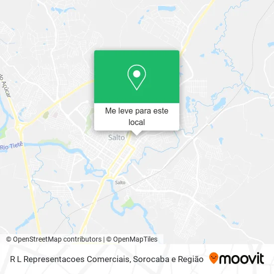 R L Representacoes Comerciais mapa