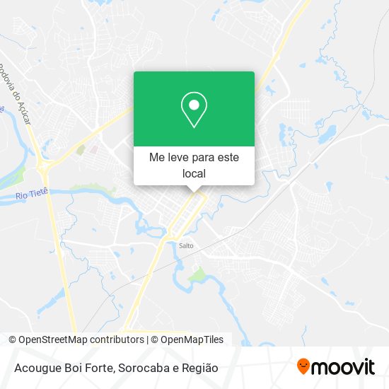 Acougue Boi Forte mapa