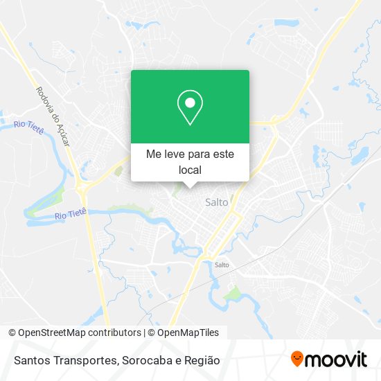 Santos Transportes mapa