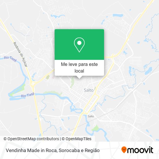 Vendinha Made in Roca mapa