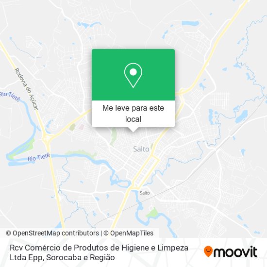 Rcv Comércio de Produtos de Higiene e Limpeza Ltda Epp mapa