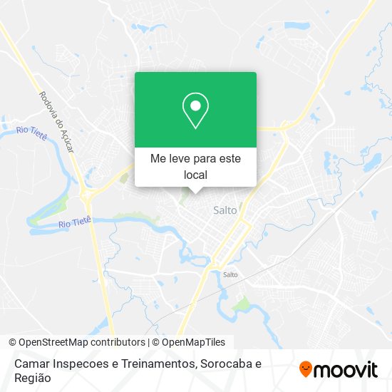 Camar Inspecoes e Treinamentos mapa