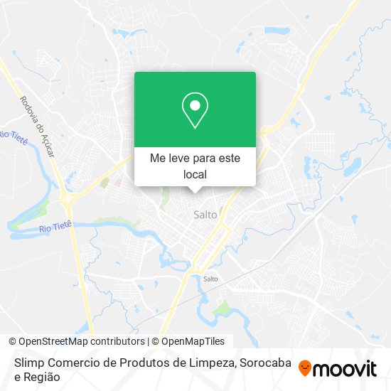 Slimp Comercio de Produtos de Limpeza mapa