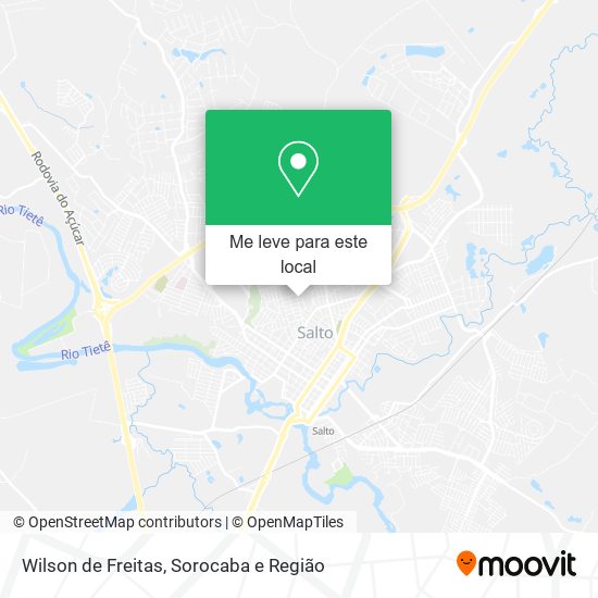 Wilson de Freitas mapa