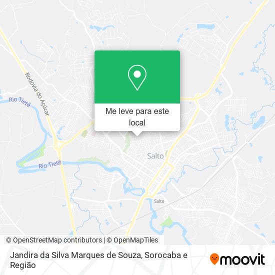 Jandira da Silva Marques de Souza mapa