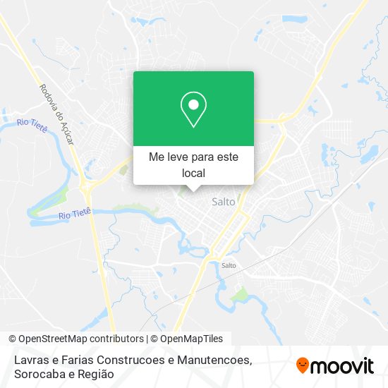 Lavras e Farias Construcoes e Manutencoes mapa