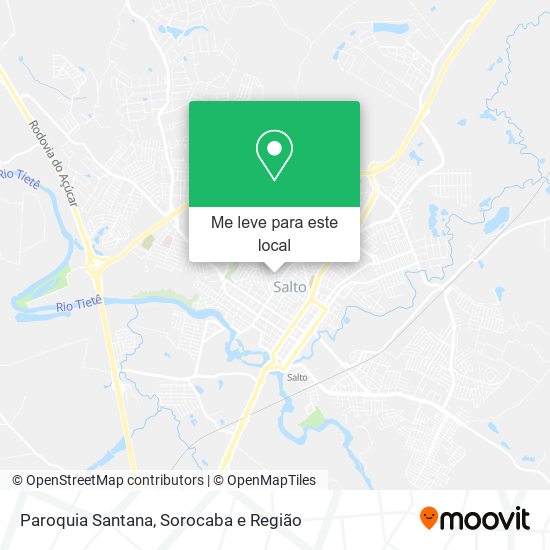 Paroquia Santana mapa