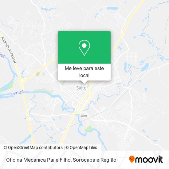 Oficina Mecanica Pai e Filho mapa