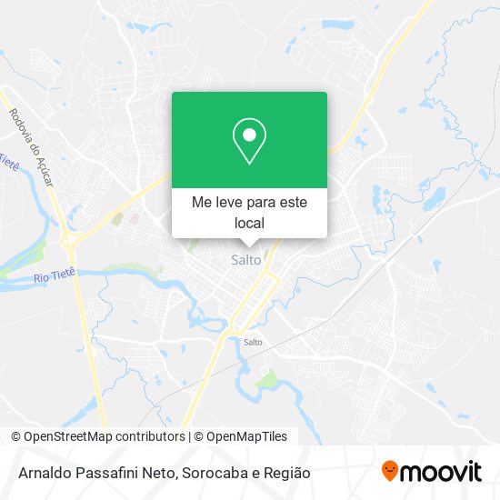 Arnaldo Passafini Neto mapa