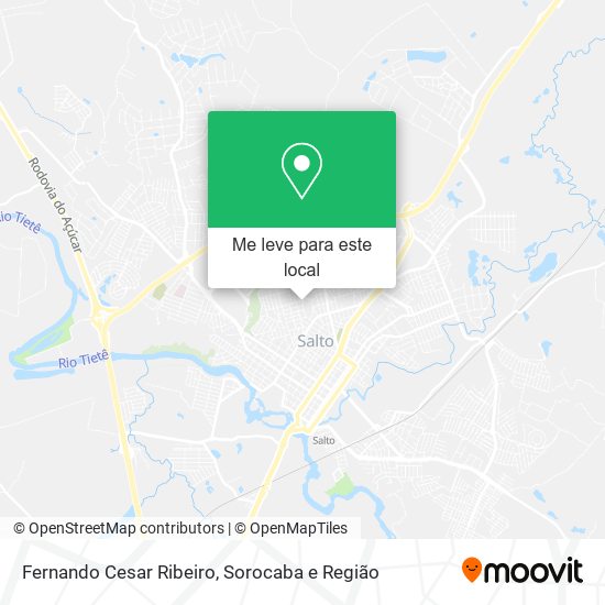 Fernando Cesar Ribeiro mapa