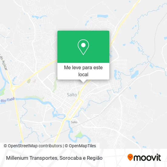 Millenium Transportes mapa