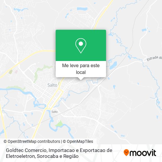 Goldtec Comercio, Importacao e Exportacao de Eletroeletron mapa