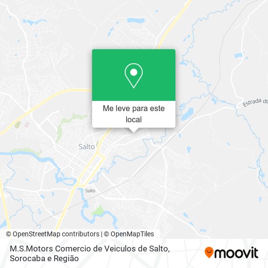 M.S.Motors Comercio de Veiculos de Salto mapa