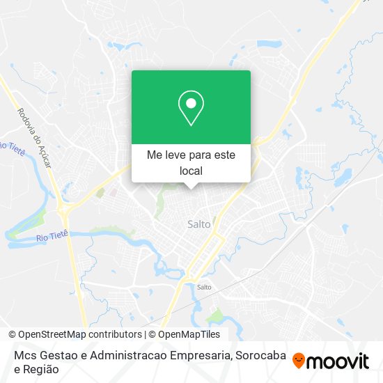 Mcs Gestao e Administracao Empresaria mapa