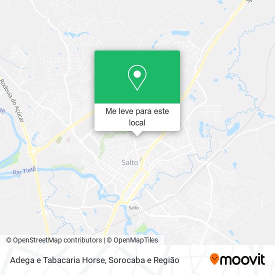 Adega e Tabacaria Horse mapa