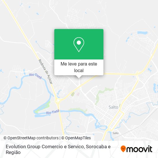 Evolution Group Comercio e Servico mapa