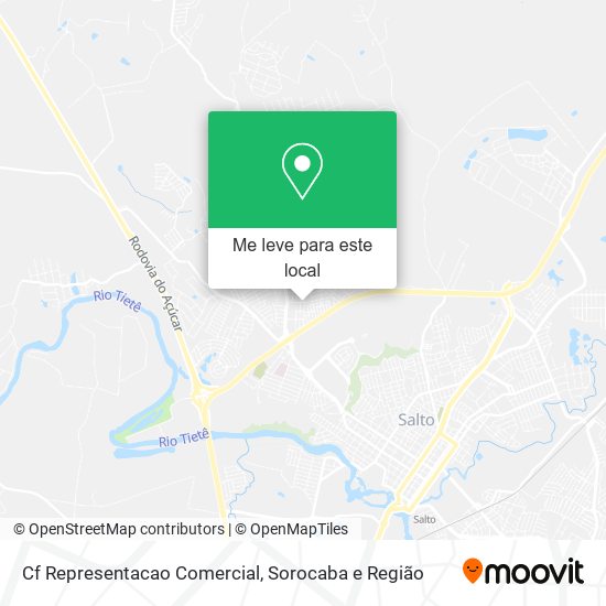 Cf Representacao Comercial mapa