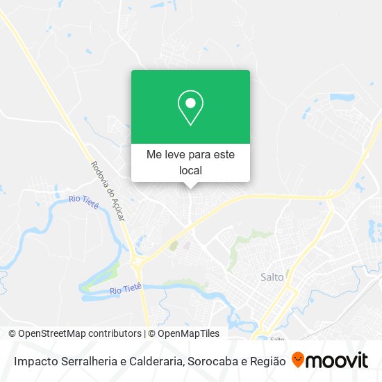 Impacto Serralheria e Calderaria mapa