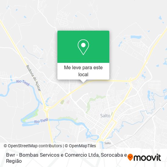 Bwr - Bombas Servicos e Comercio Ltda mapa