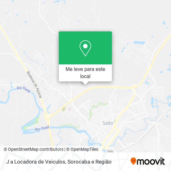 J a Locadora de Veiculos mapa