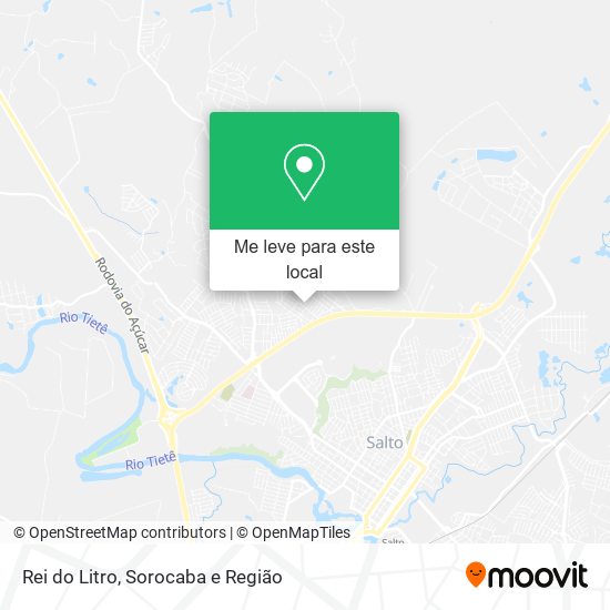 Rei do Litro mapa